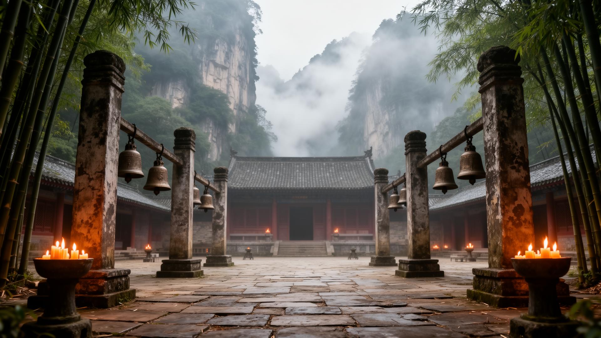 SHAOLIN TEMPLE COURT — Songshan Mountain · Henan
